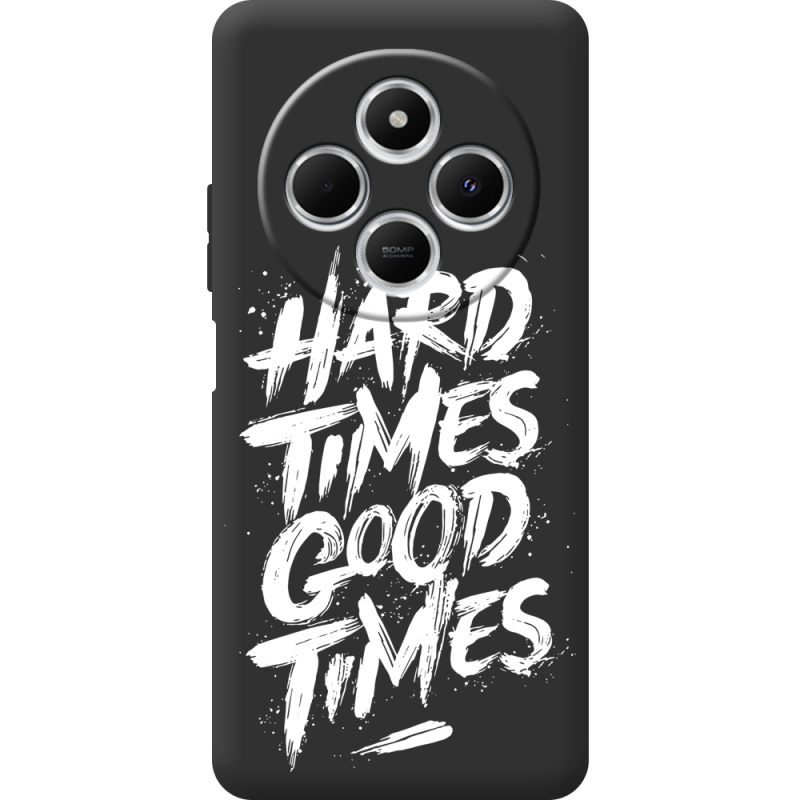 Черный чехол BoxFace Xiaomi Redmi 14C Hard Times Good Times