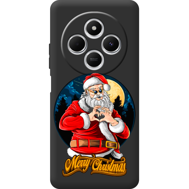 Черный чехол BoxFace Xiaomi Redmi 14C Cool Santa