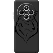 Черный чехол BoxFace Xiaomi Redmi 14C Wolf