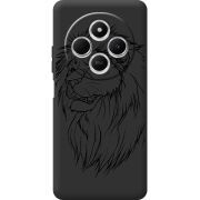 Черный чехол BoxFace Xiaomi Redmi 14C Lion