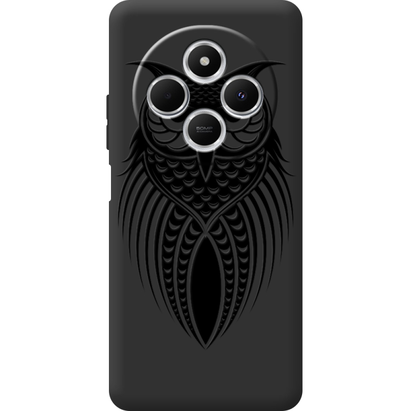 Черный чехол BoxFace Xiaomi Redmi 14C Owl