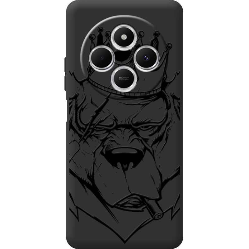 Черный чехол BoxFace Xiaomi Redmi 14C Bear King