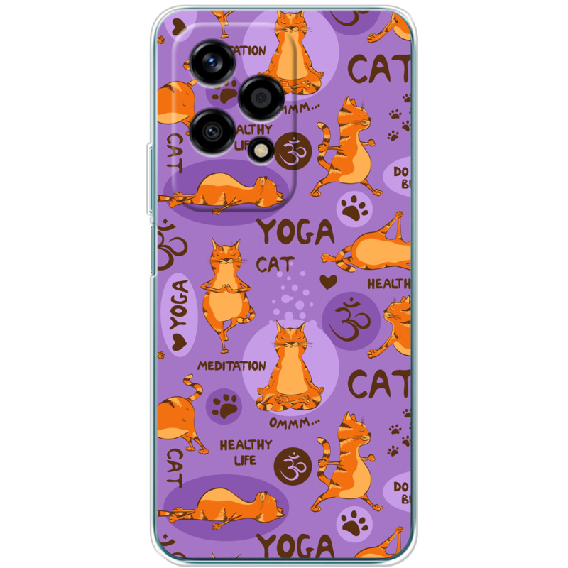 Чехол BoxFace Huawei Honor 200 Lite Yoga Cat