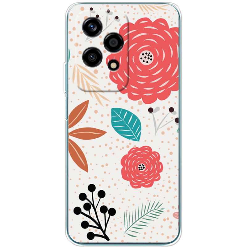 Чехол BoxFace Huawei Honor 200 Lite Line Flowers