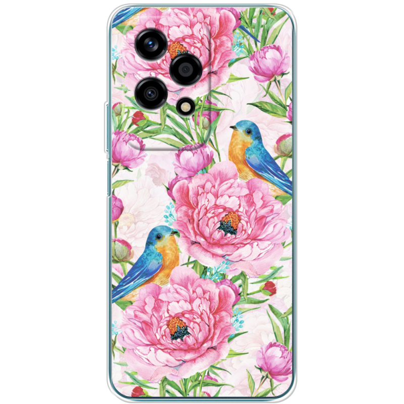 Чехол BoxFace Huawei Honor 200 Lite Birds and Flowers