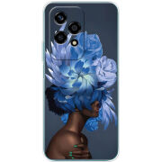 Чехол BoxFace Huawei Honor 200 Lite Exquisite Blue Flowers