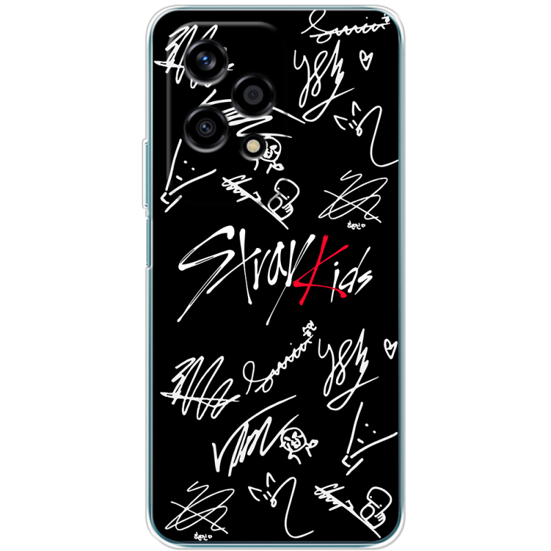 Чехол BoxFace Huawei Honor 200 Lite Stray Kids автограф