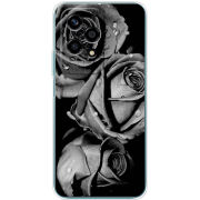 Чехол BoxFace Huawei Honor 200 Lite Black and White Roses