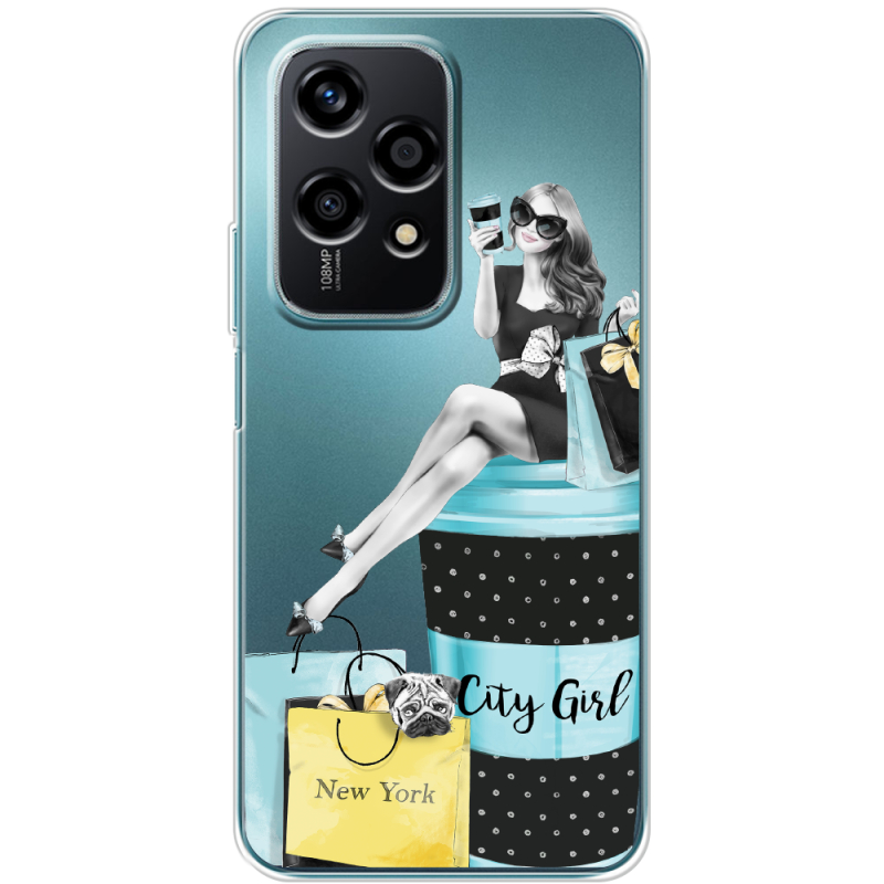 Прозрачный чехол BoxFace Huawei Honor 200 Lite City Girl