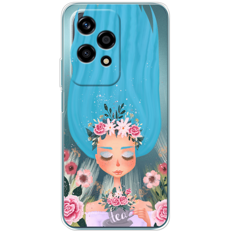 Прозрачный чехол BoxFace Huawei Honor 200 Lite Blue Hair