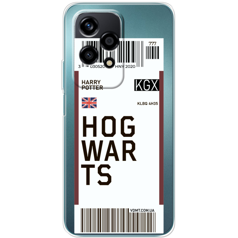 Прозрачный чехол BoxFace Huawei Honor 200 Lite Ticket Hogwarts