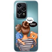 Прозрачный чехол BoxFace Huawei Honor 200 Lite Super Mama and Son