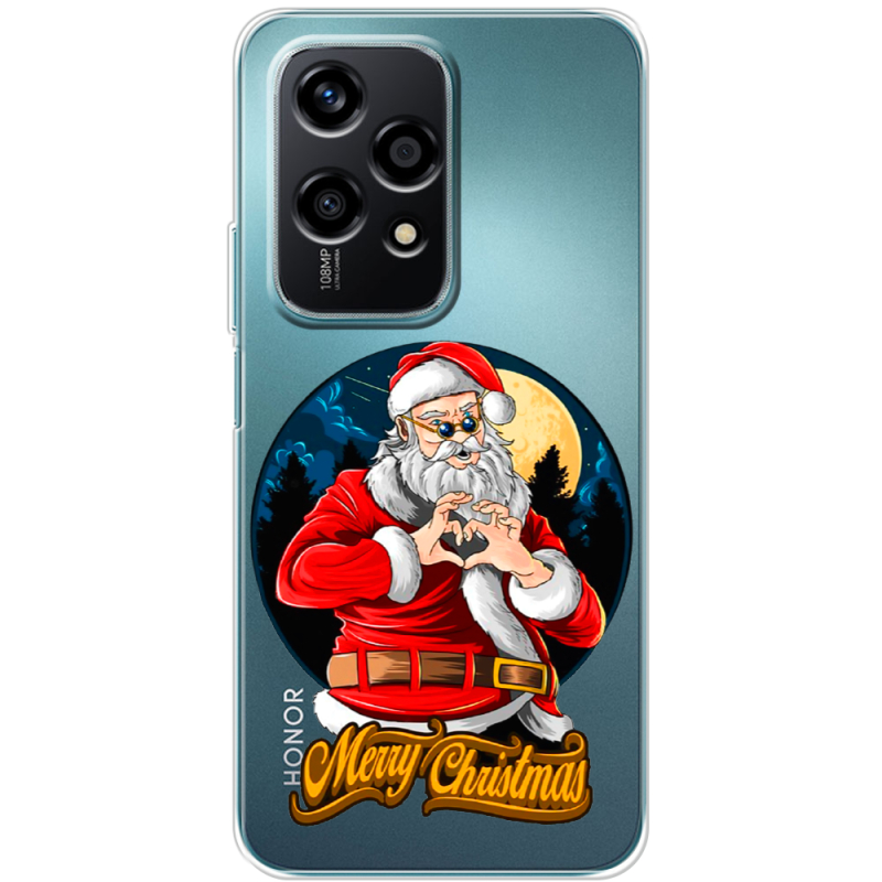 Прозрачный чехол BoxFace Huawei Honor 200 Lite Cool Santa