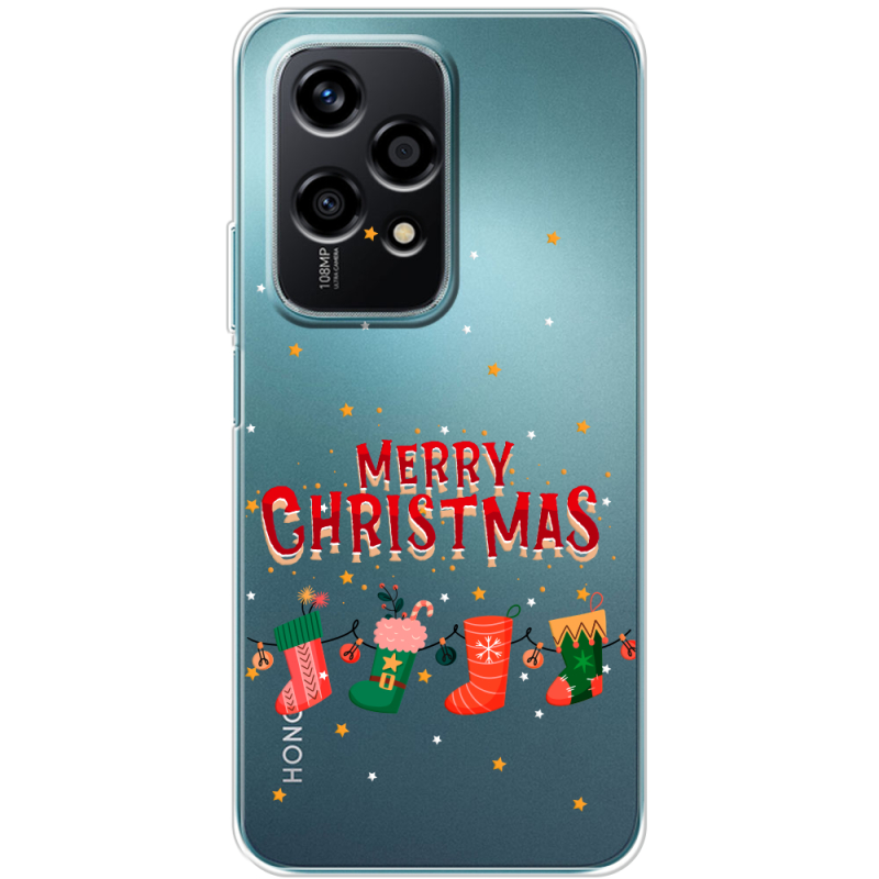 Прозрачный чехол BoxFace Huawei Honor 200 Lite Merry Christmas