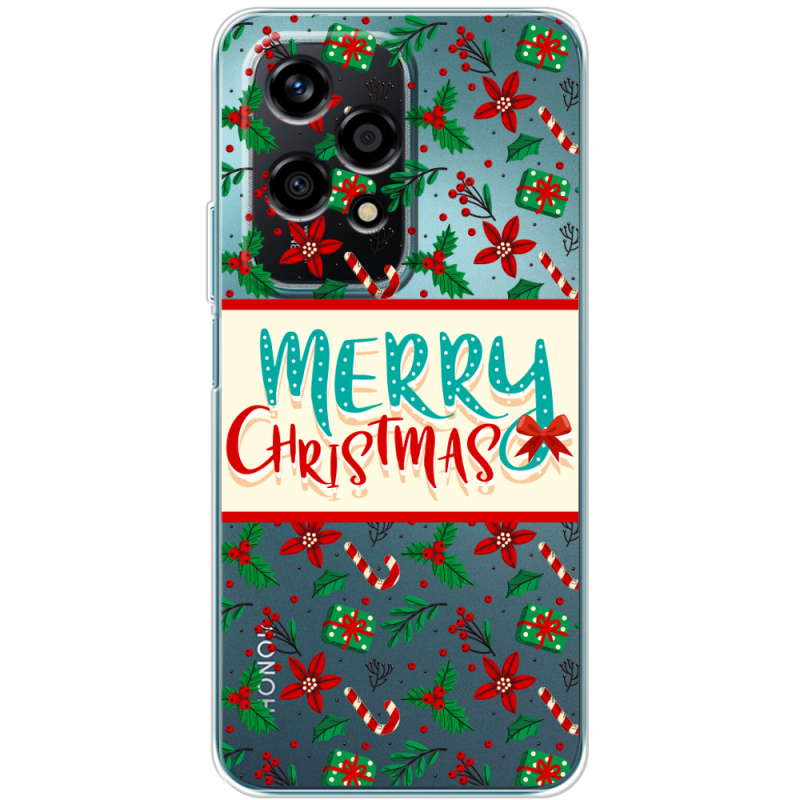 Прозрачный чехол BoxFace Huawei Honor 200 Lite Vintage Christmas Pattern