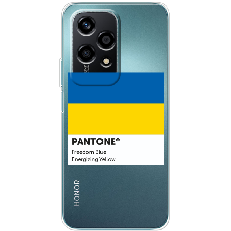 Прозрачный чехол BoxFace Huawei Honor 200 Lite Pantone вільний синій