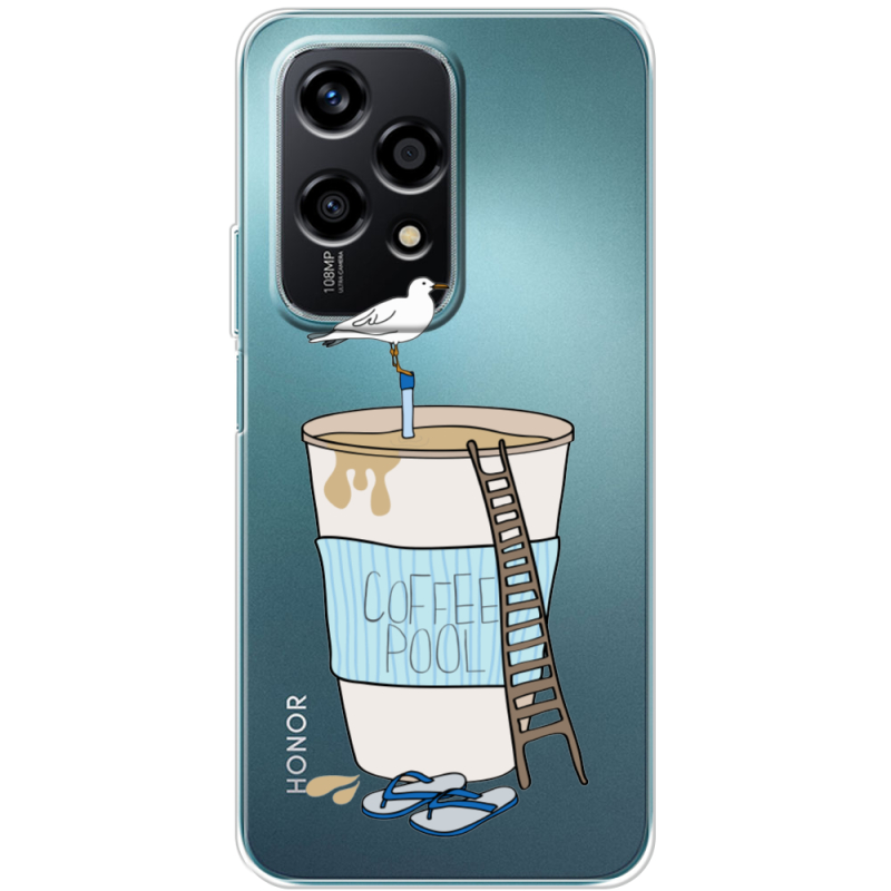 Прозрачный чехол BoxFace Huawei Honor 200 Lite Segull in Cofee Pool