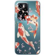 Прозрачный чехол BoxFace Huawei Honor 200 Lite Japanese Koi Fish