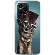 Прозрачный чехол BoxFace Huawei Honor 200 Lite Steampunk Cat