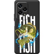 Черный чехол BoxFace Huawei Honor 200 Lite Fish