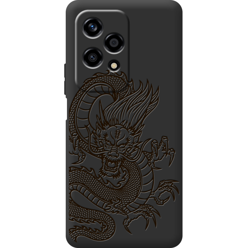 Черный чехол BoxFace Huawei Honor 200 Lite Chinese Dragon