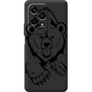 Черный чехол BoxFace Huawei Honor 200 Lite Grizzly Bear