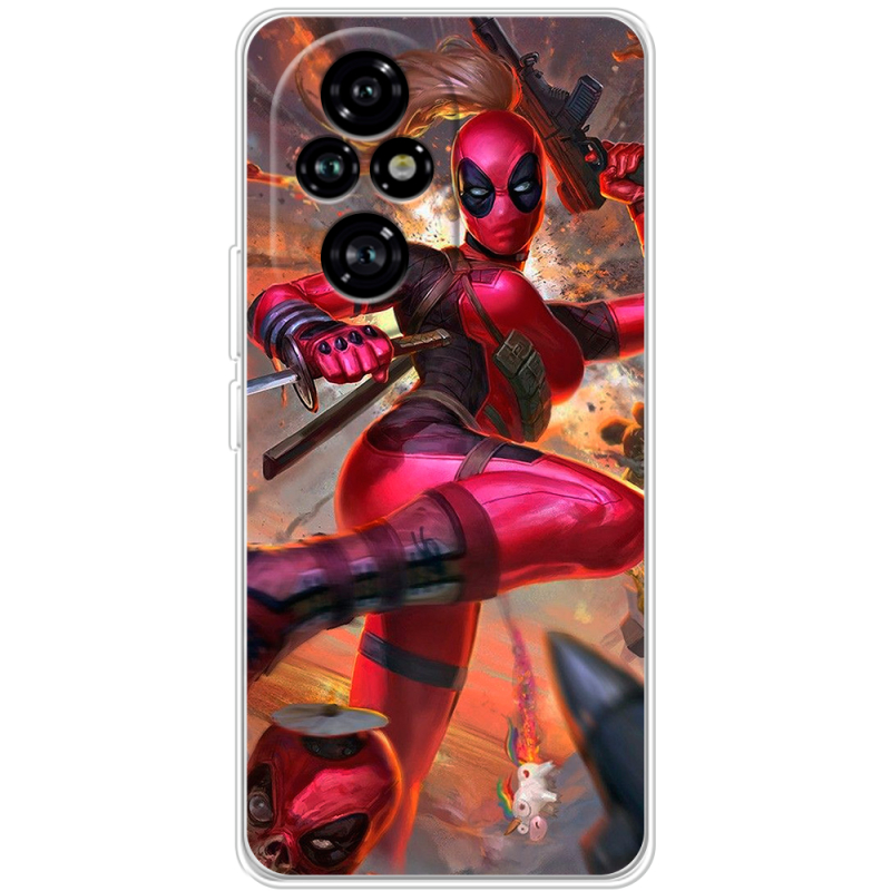 Чехол BoxFace Huawei Honor 200 Pro Woman Deadpool