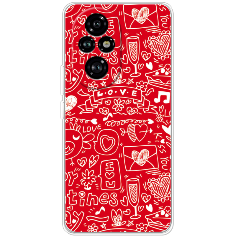 Чехол BoxFace Huawei Honor 200 Pro Happy Valentines