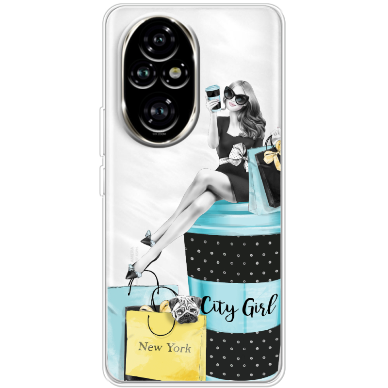 Прозрачный чехол BoxFace Huawei Honor 200 Pro City Girl