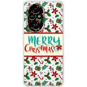 Прозрачный чехол BoxFace Huawei Honor 200 Pro Vintage Christmas Pattern