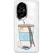 Прозрачный чехол BoxFace Huawei Honor 200 Pro Segull in Cofee Pool