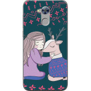 Чехол Uprint Huawei Honor 6A Girl and deer