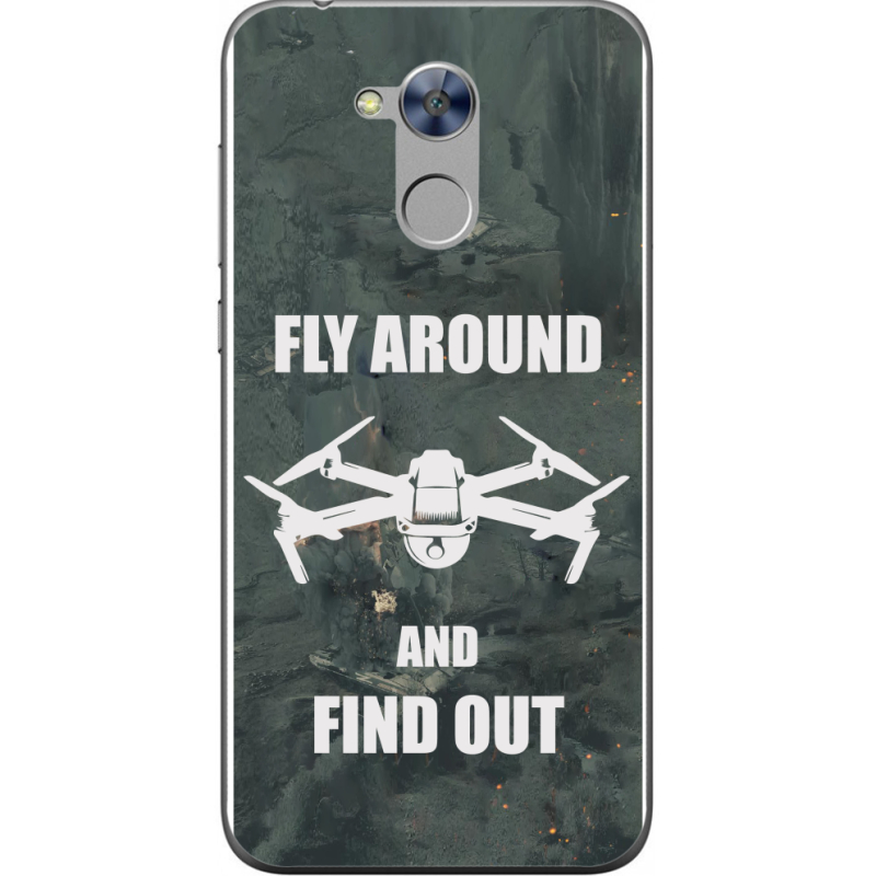 Чехол Uprint Huawei Honor 6A Дрон Fly Around