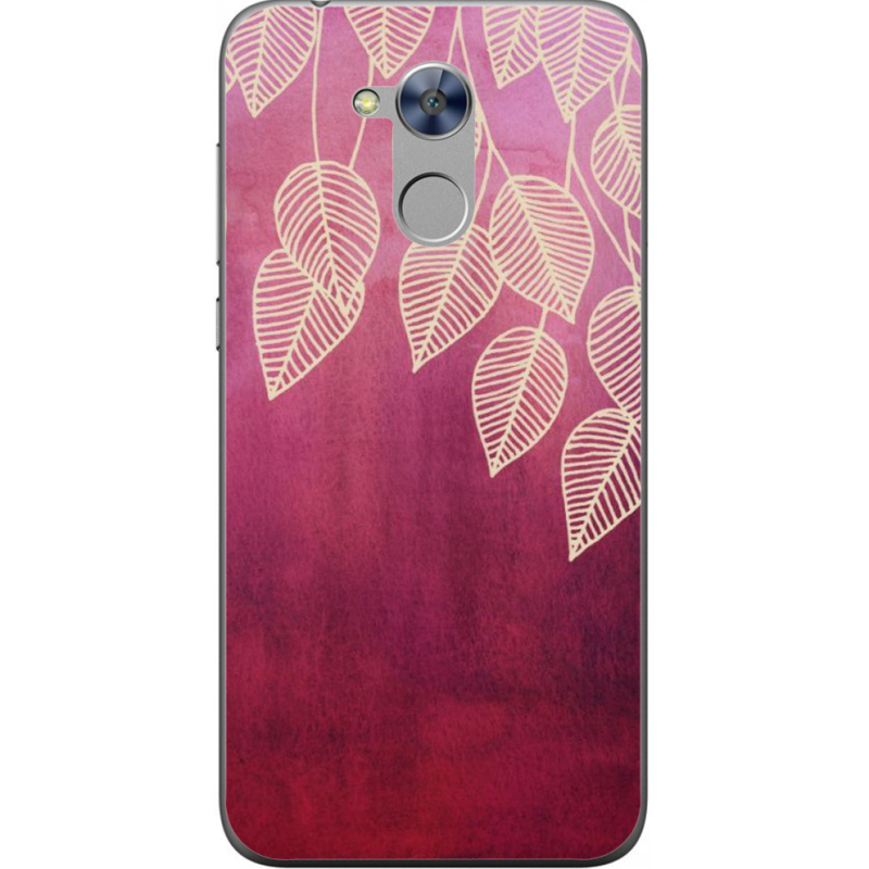 Чехол Uprint Huawei Honor 6A Gold Leaves