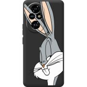 Черный чехол BoxFace Huawei Honor 200 Pro Lucky Rabbit