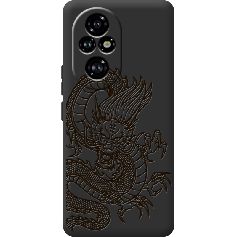 Черный чехол BoxFace Huawei Honor 200 Pro Chinese Dragon