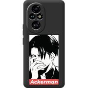 Черный чехол BoxFace Huawei Honor 200 Pro Attack On Titan - Ackerman