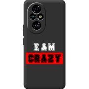 Черный чехол BoxFace Huawei Honor 200 Pro I'm Crazy