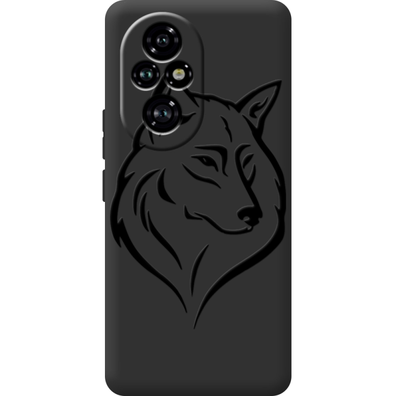 Черный чехол BoxFace Huawei Honor 200 Pro Wolf