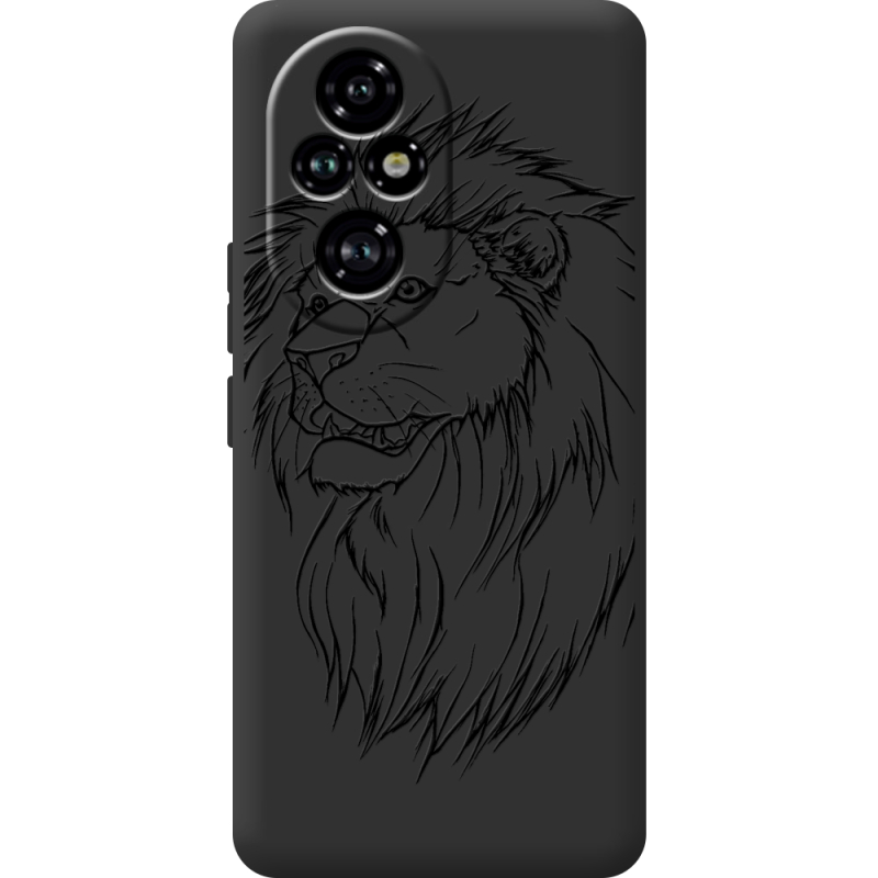 Черный чехол BoxFace Huawei Honor 200 Pro Lion