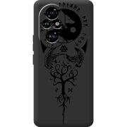 Черный чехол BoxFace Huawei Honor 200 Pro Hugin and Munin