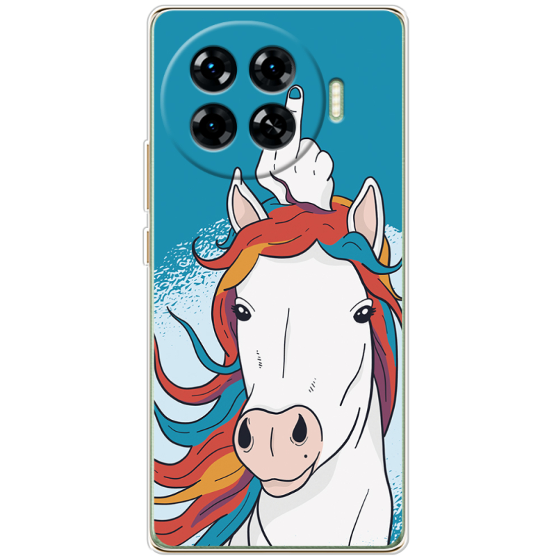 Чехол BoxFace Tecno Spark 20 Pro Plus Fuck Unicorn