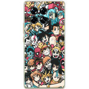 Чехол BoxFace Tecno Spark 20 Pro Plus Anime Stickers