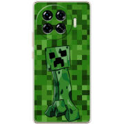 Чехол BoxFace Tecno Spark 20 Pro Plus Minecraft Creeper