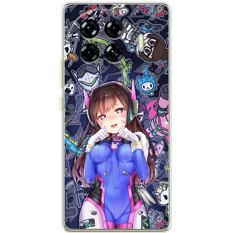 Чехол BoxFace Tecno Spark 20 Pro Plus Overwatch D.VA