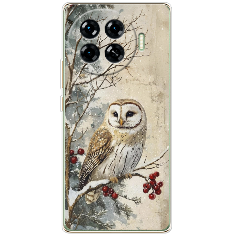 Чехол BoxFace Tecno Spark 20 Pro Plus Christmas Owl