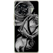 Чехол BoxFace Tecno Spark 20 Pro Plus Black and White Roses