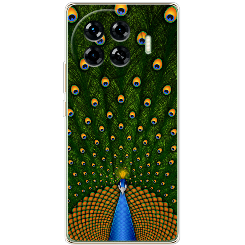 Чехол BoxFace Tecno Spark 20 Pro Plus Peacocks Tail