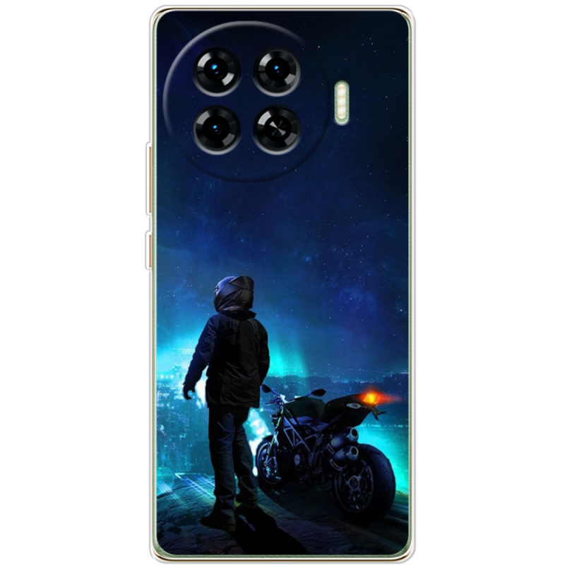 Чехол BoxFace Tecno Spark 20 Pro Plus Motorcyclist