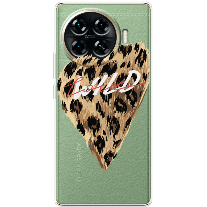 Прозрачный чехол BoxFace Tecno Spark 20 Pro Plus Wild Love